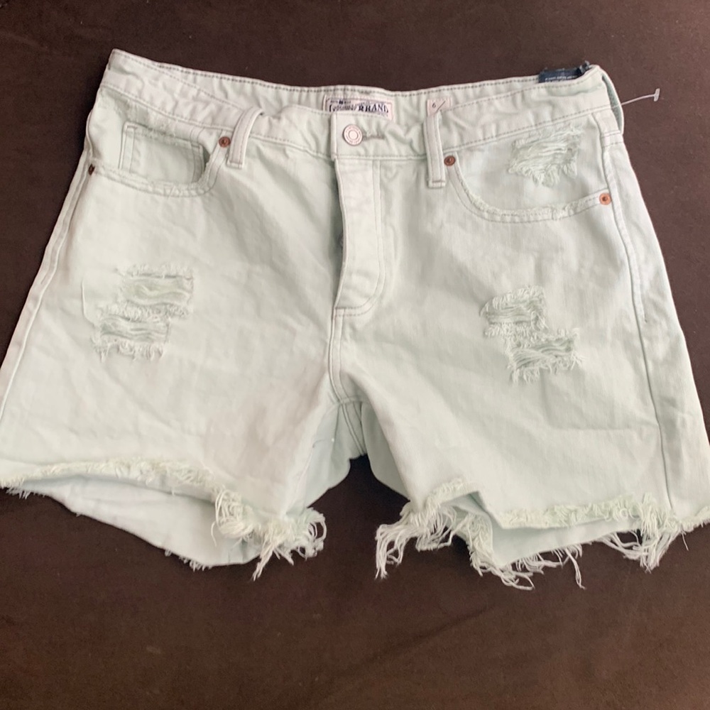 Lucky Brand Light green Jeans shorts (size 6/28)
